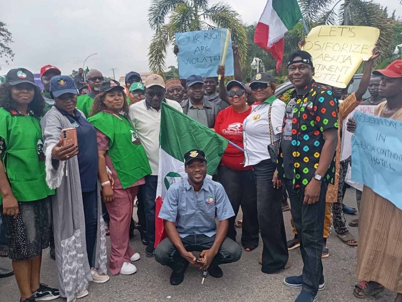 PICKETING OF ABUJA CONTINENTAL HOTEL
