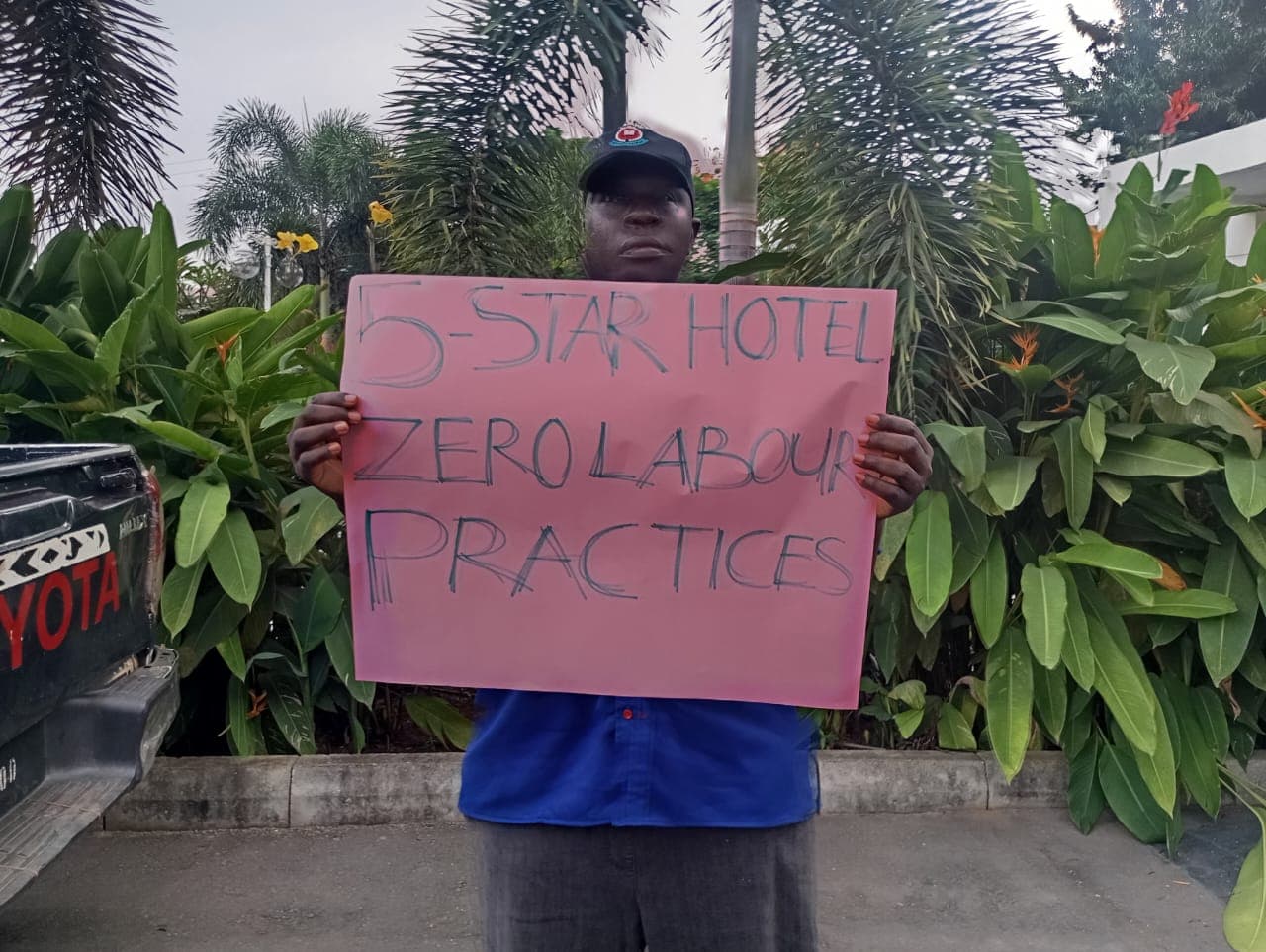 PICKETING OF ABUJA CONTINENTAL HOTEL